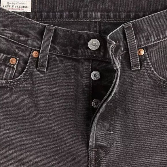 NWT Levi's 501 '90s Jean in Stitch School Black - Picture 6 of 9